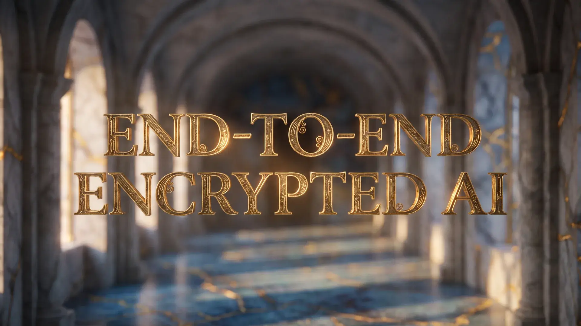 Venice privacy architecture showing on-device encryption and decryption inside a verified TEE