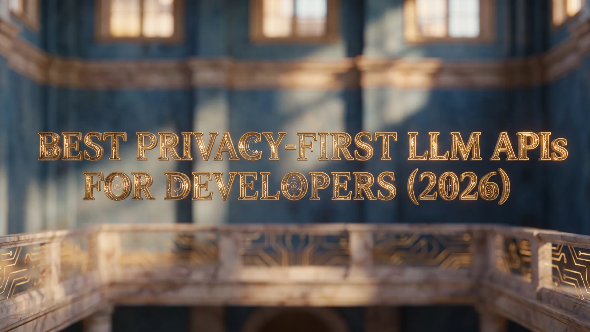 Ranking of privacy-first LLM APIs for developers in 2026