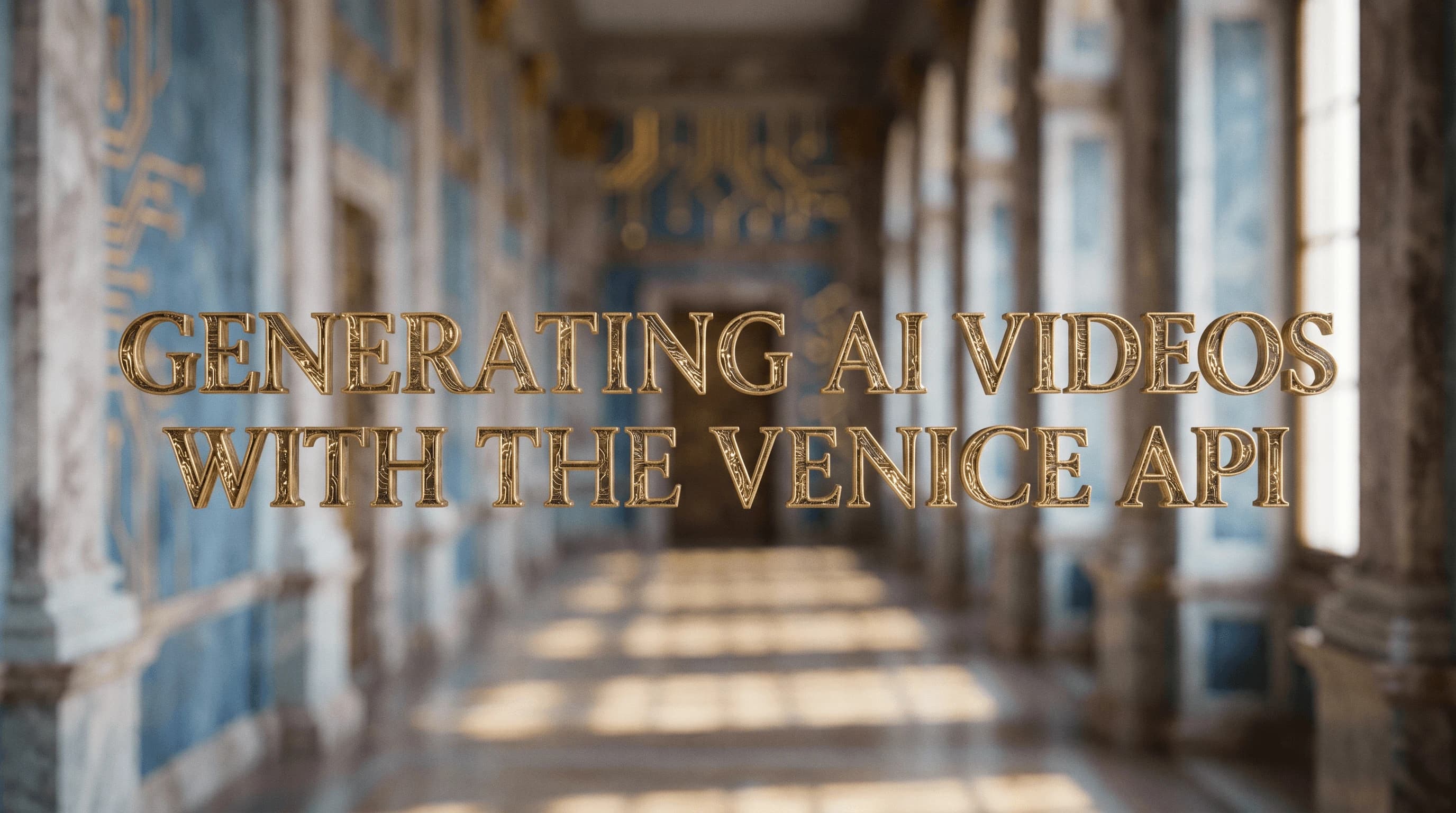 How to use Venice's video generation API