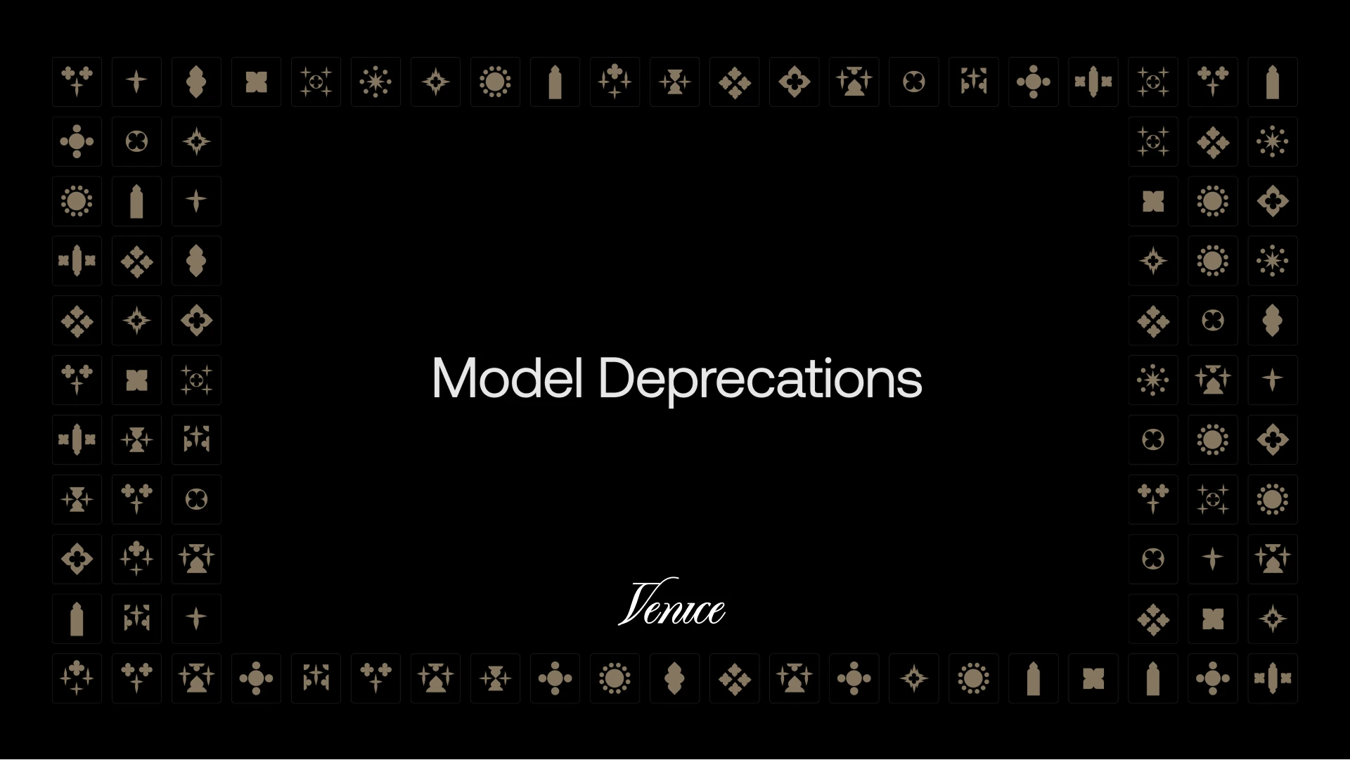 How Venice Approaches Model Deprecations in the Venice API