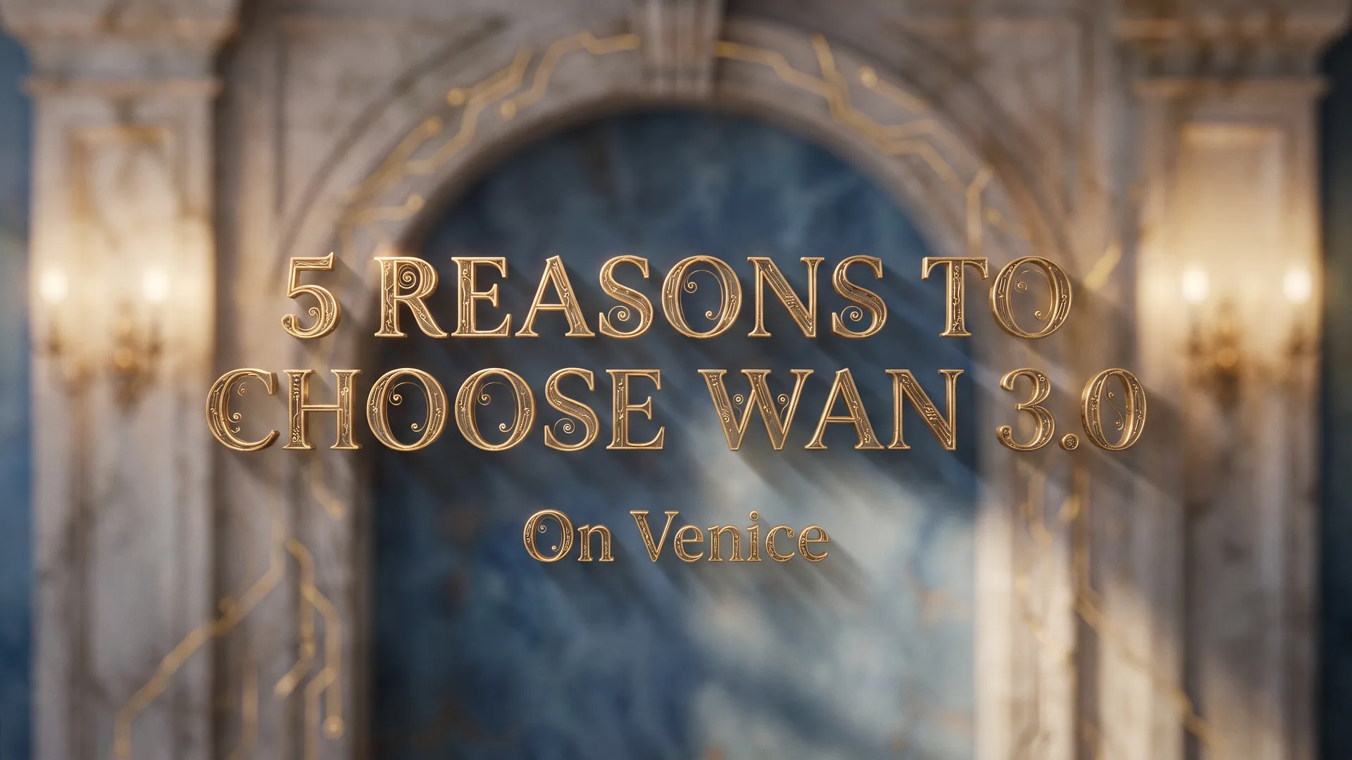 Wan 3.0 AI video generation on Venice with 30-second scenes and document-to-video input