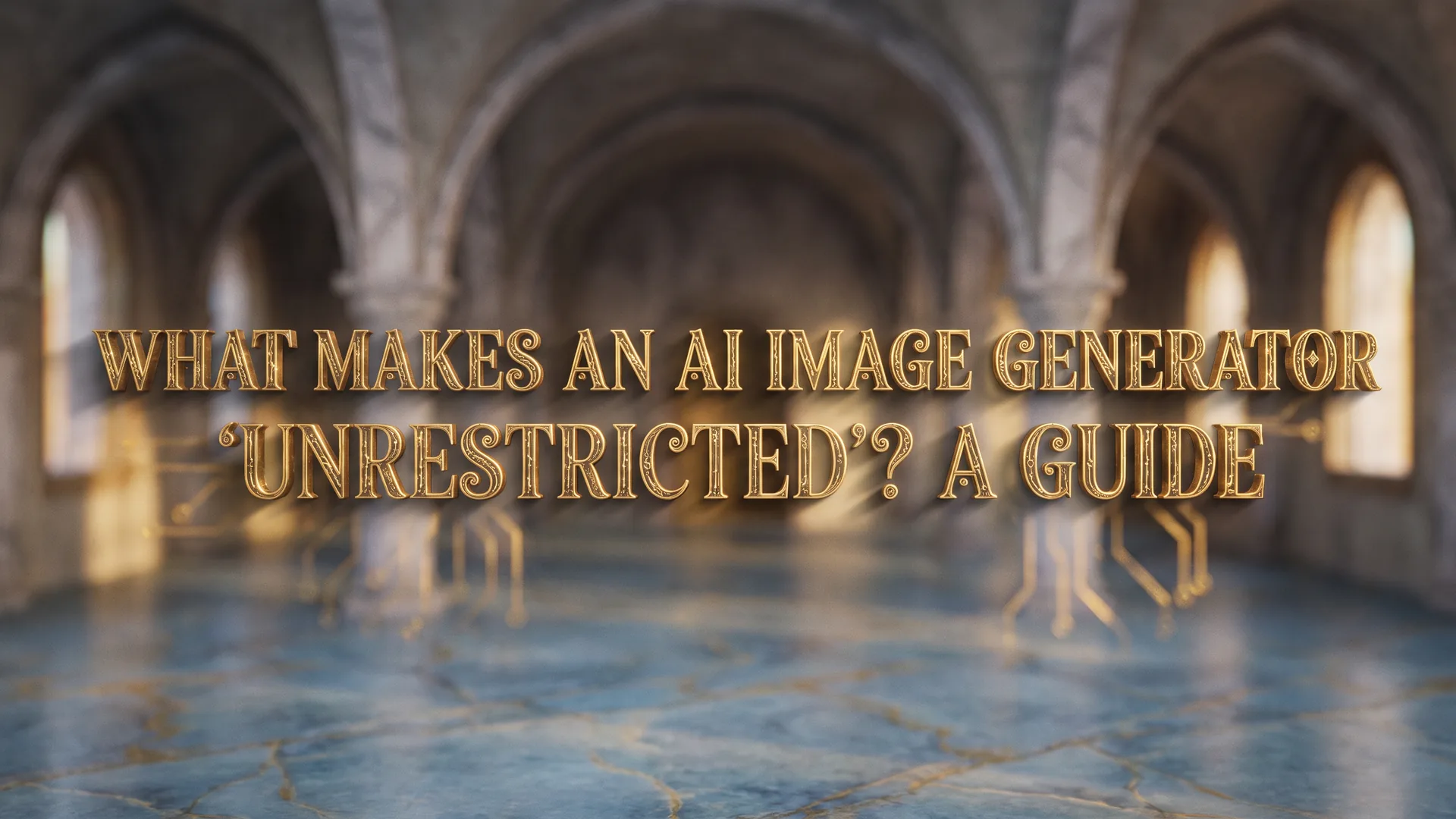 Guide to what makes an AI image generator unrestricted
