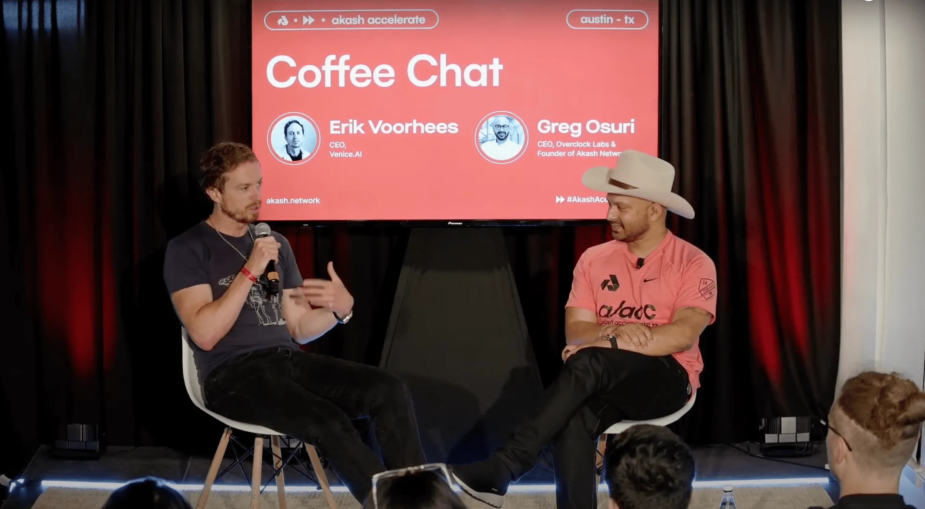 Image for AKASH Accelerate '24: charla de café con Erik Voorhees y Greg Osuri