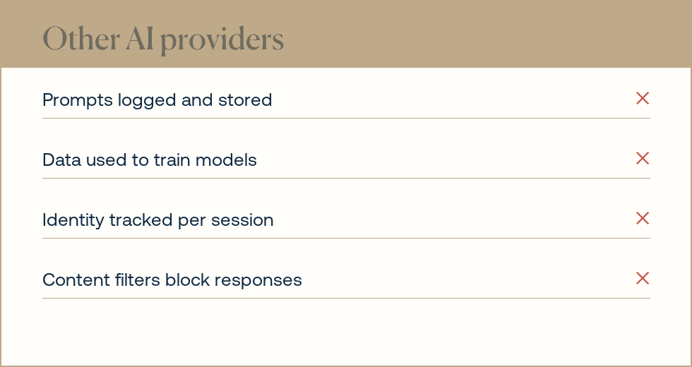 Other AI providers
