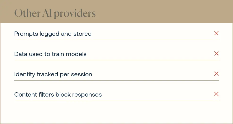 Other AI providers