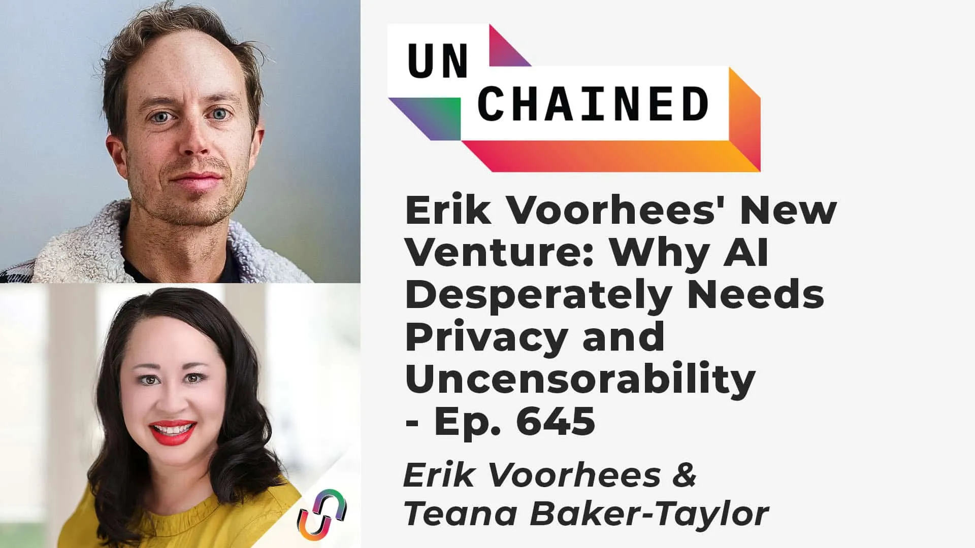 Image for La nueva aventura de Erik Voorhees: Por qué la IA necesita desesperadamente privacidad e incensurabilidad