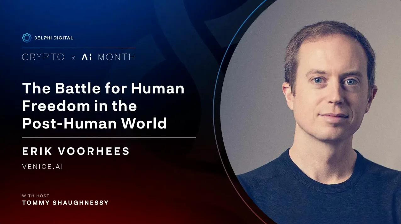 Image for Erik Voorhees: La batalla por la libertad humana en el mundo poshumano | Crypto x AI Event