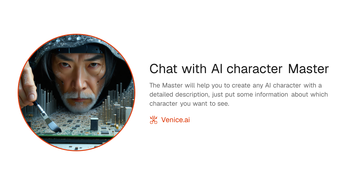 Chat with AI character Master - Venice Uncensored AI