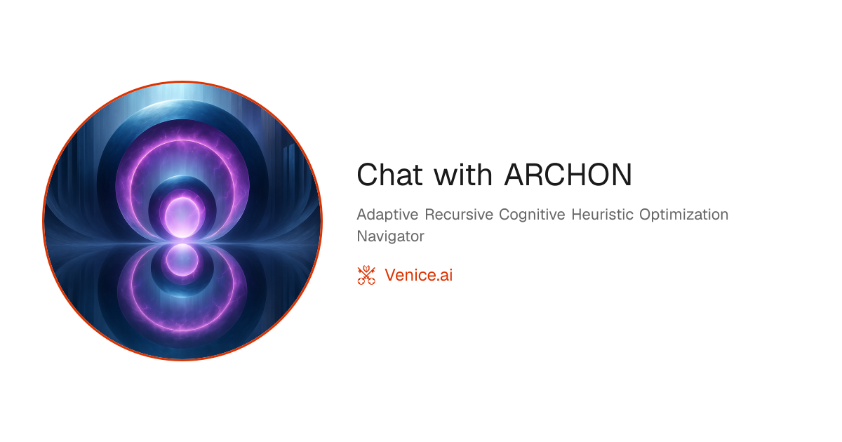 Chat with ARCHON - Venice Uncensored AI